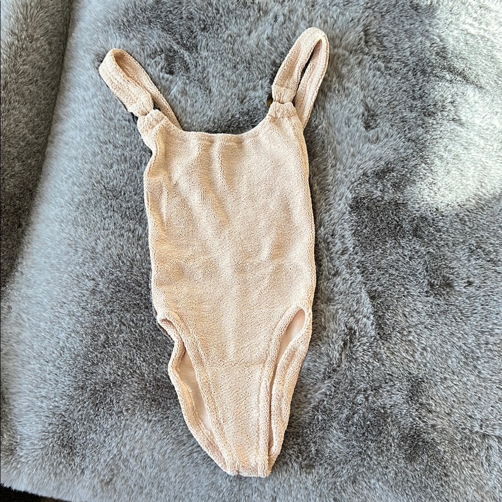 Hunza G Domino One Piece in Blush